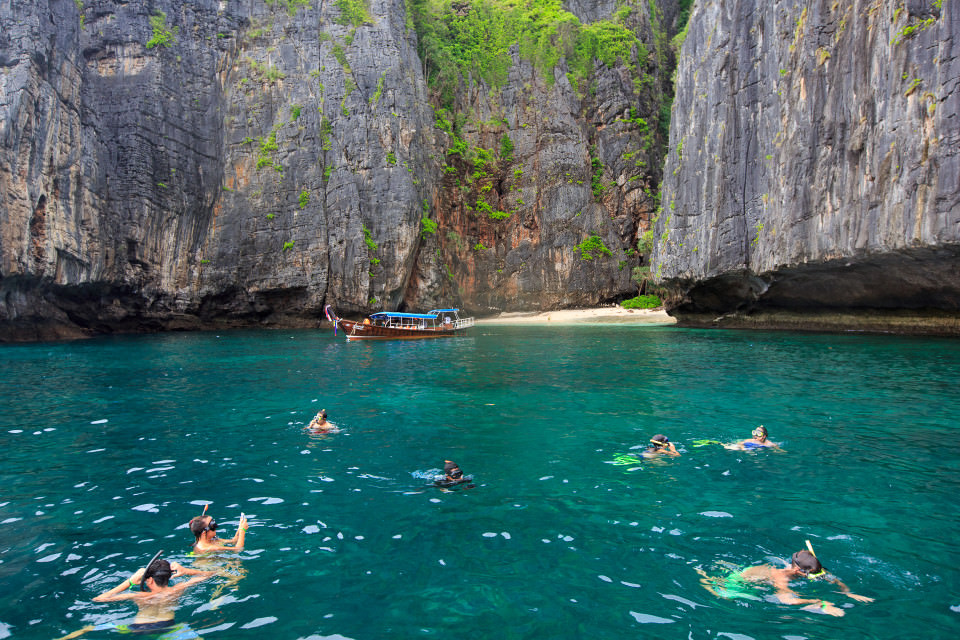 The-official-photographers-Phi Phi Island-swimming