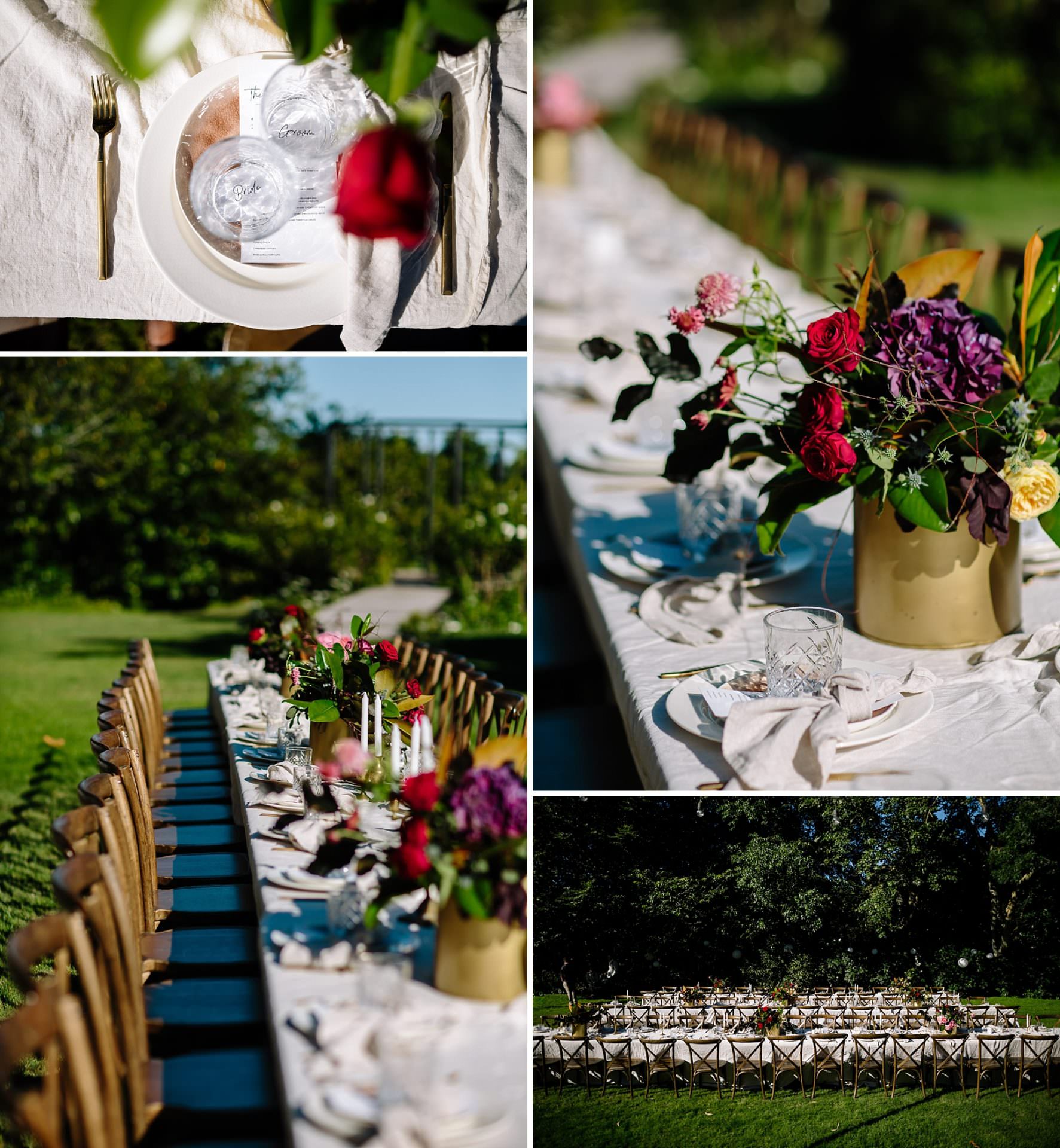 Narrows Landing Hamilton Outdoor wedding Reception