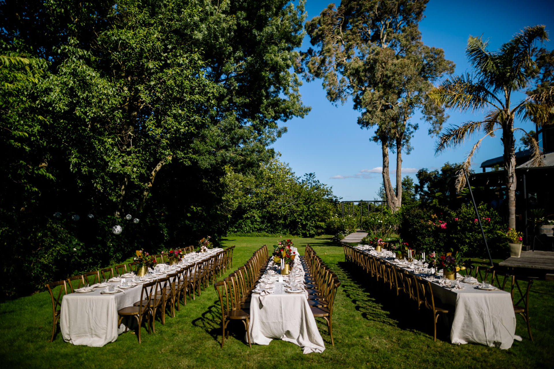 Narrows Landing Hamilton Outdoor wedding Reception