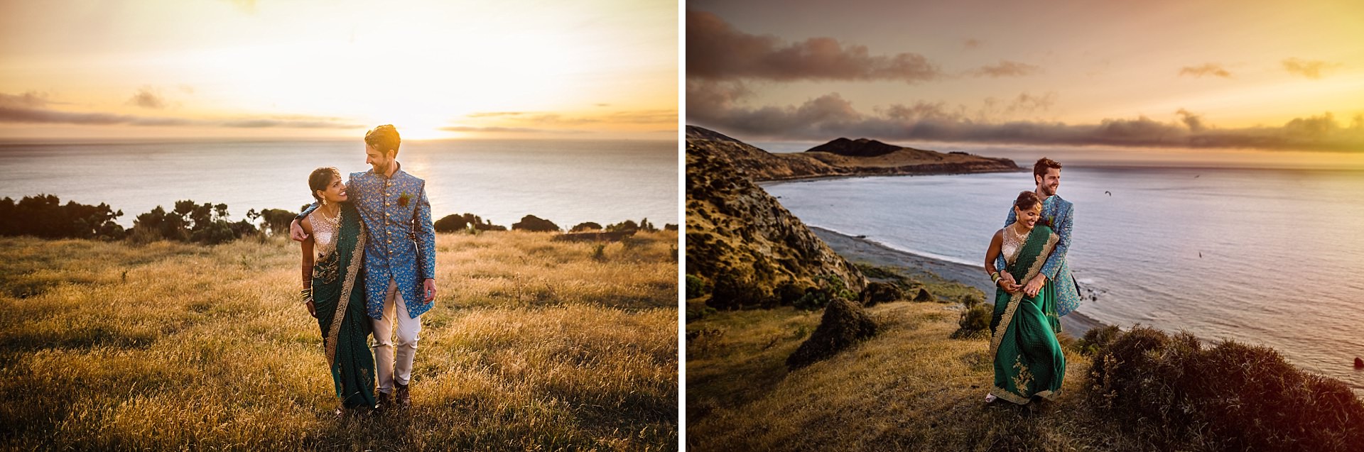 Wellington wedding photography at Sunset