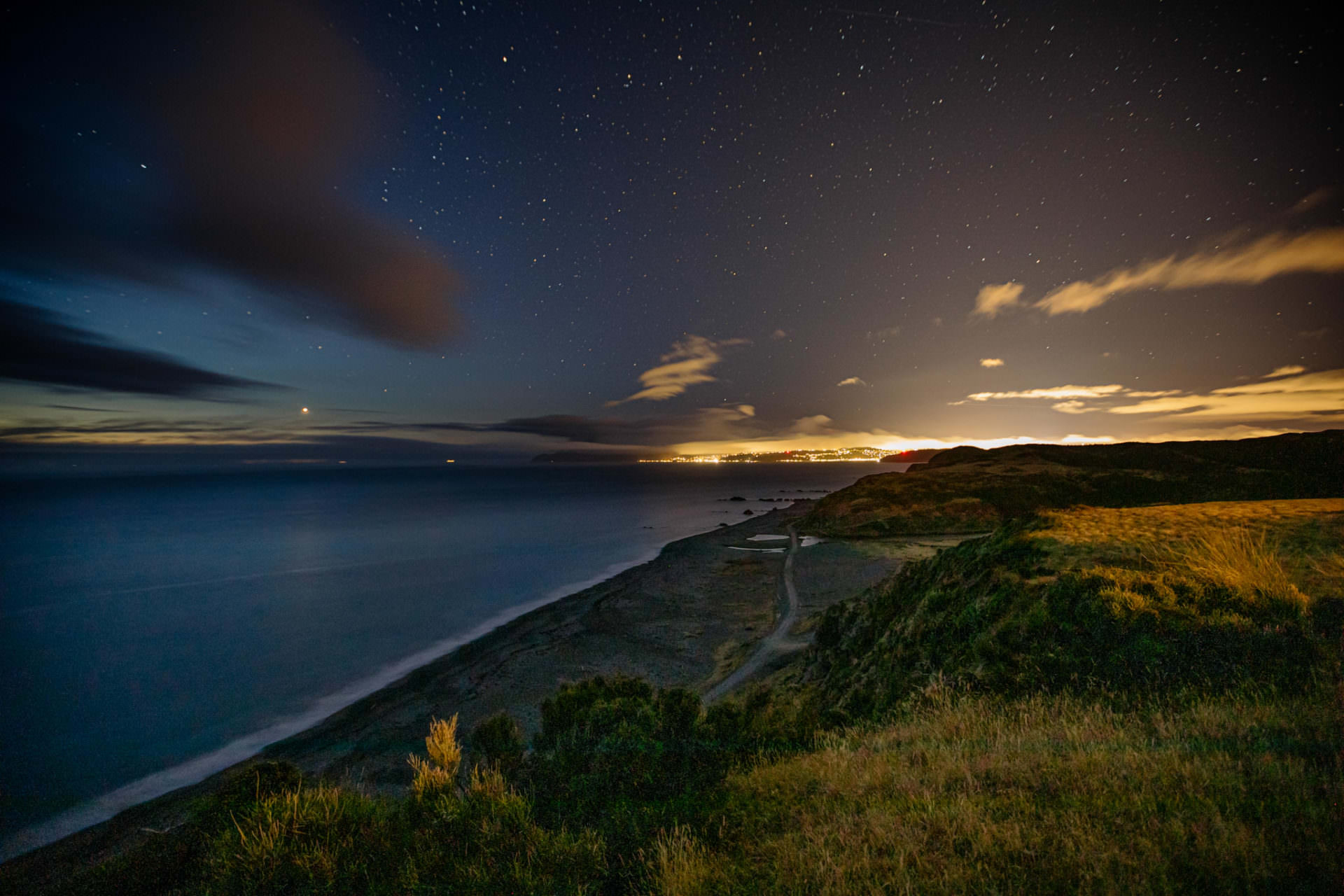 Pencarrow Lodge at Night